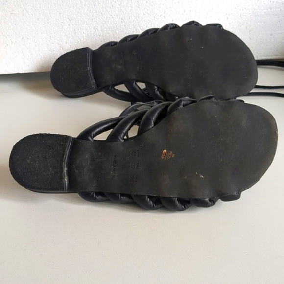 Anthropologie Black Grecian Sandals - Picture 8 of 12